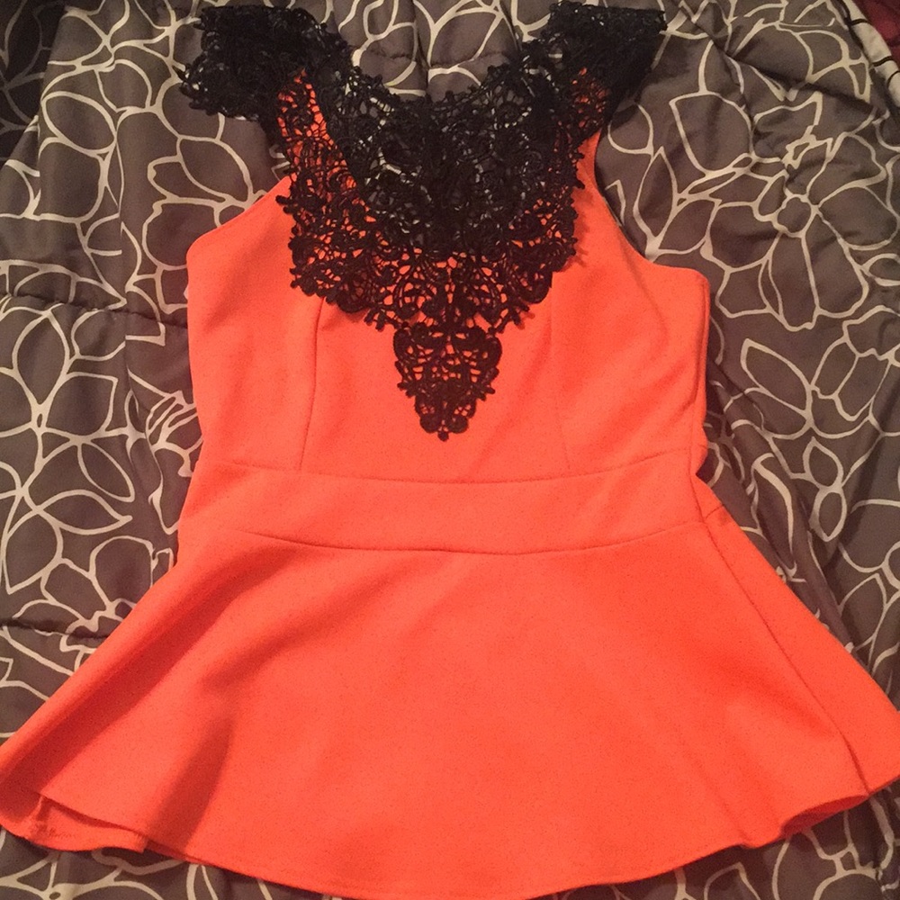 Sleeveless top from Charlotte Russe, large